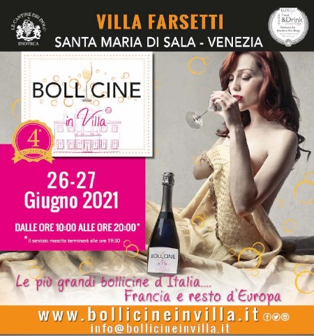 read the article Bollicine in Villa